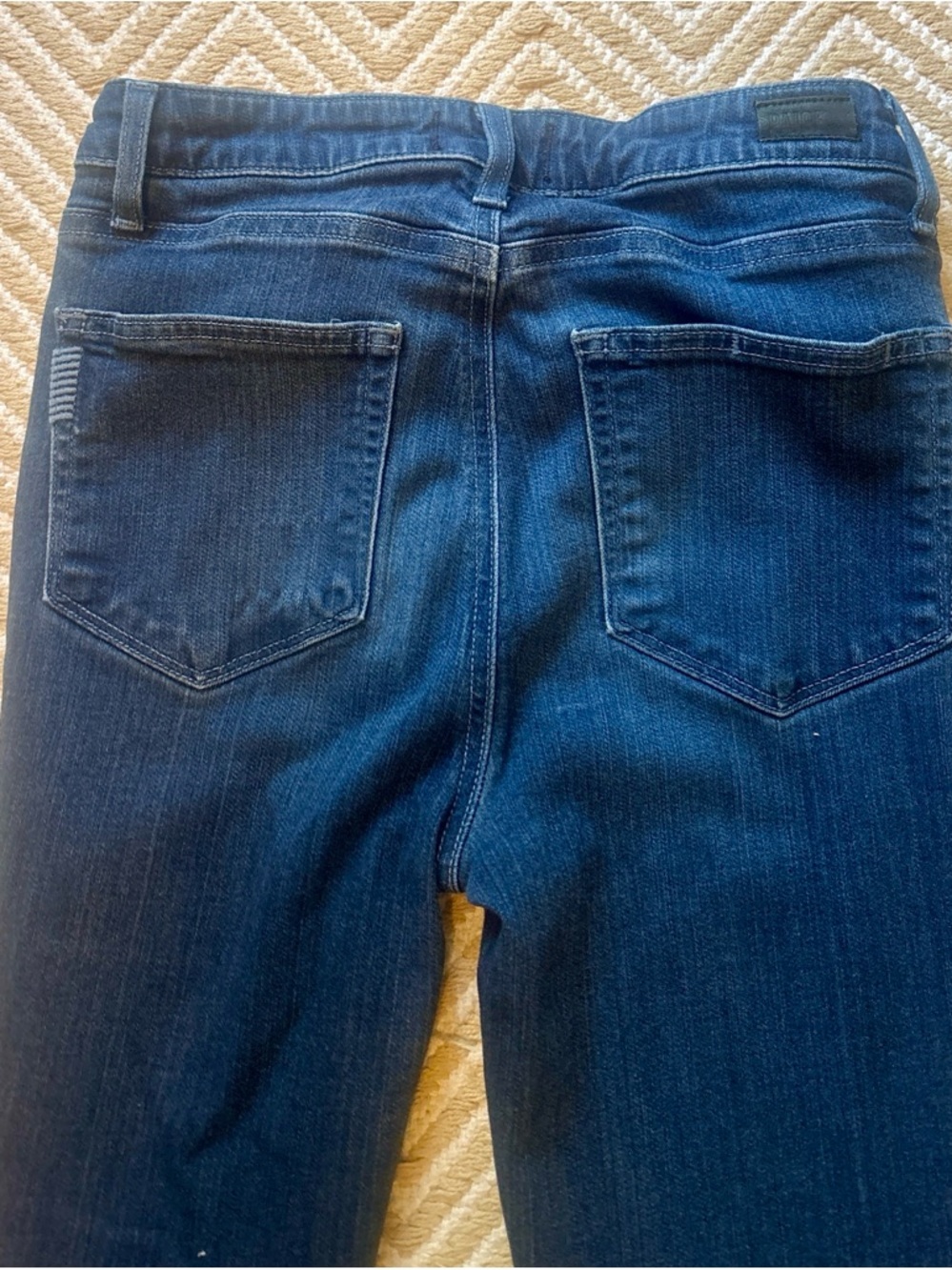 Paige Hoxton Skinny Jeans Size 27 High Rise Dark Wash Stretch Denim Women’s - Picture 4 of 4